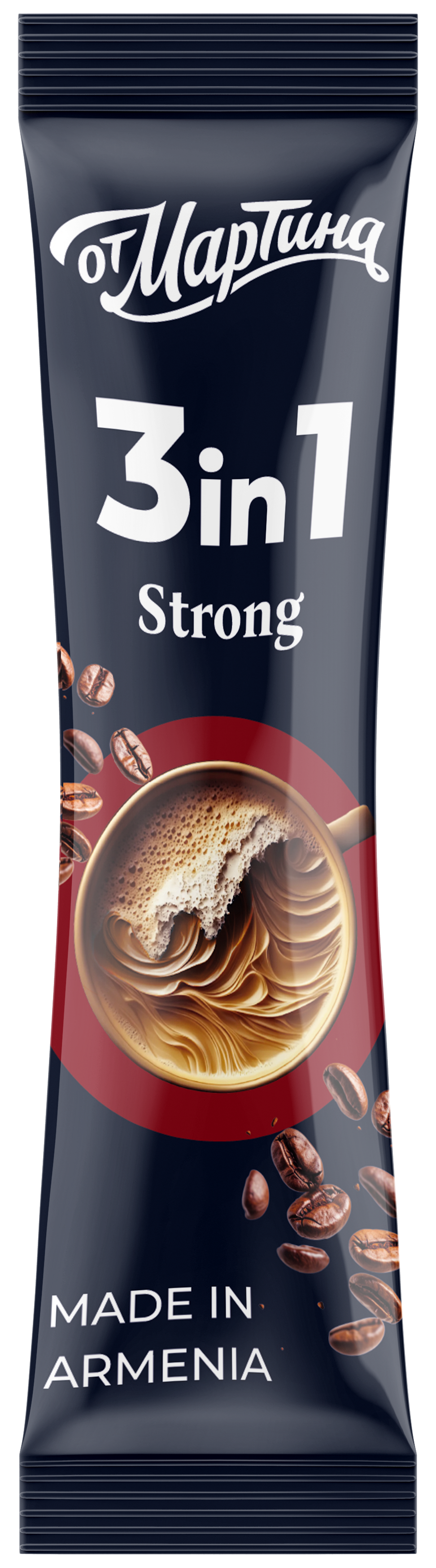Растворимый кофейный напиток «3 в 1 Крепкий» (Strong)