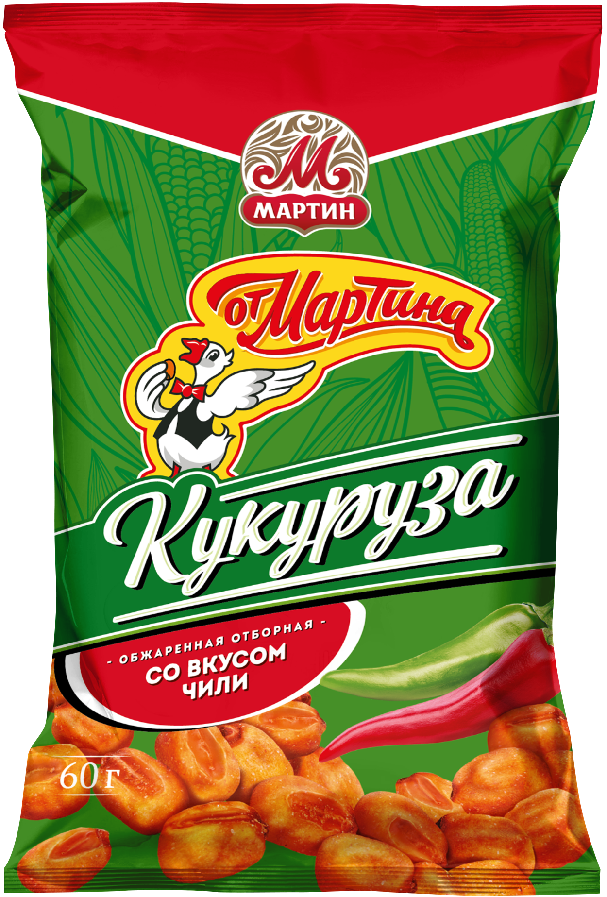 Жареная кукуруза со вкусом чили
