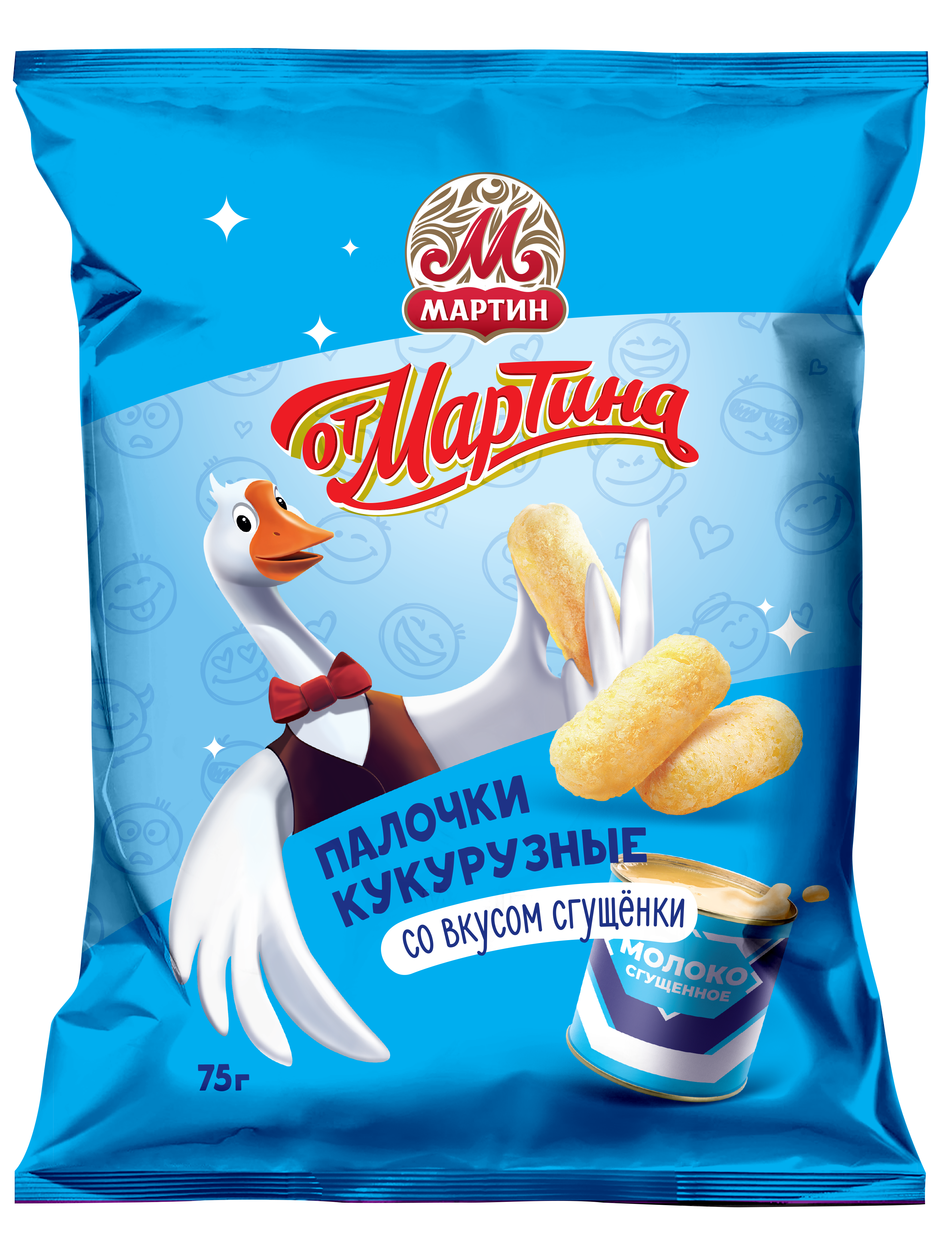 Кукурузные палочки со сгущенкой
